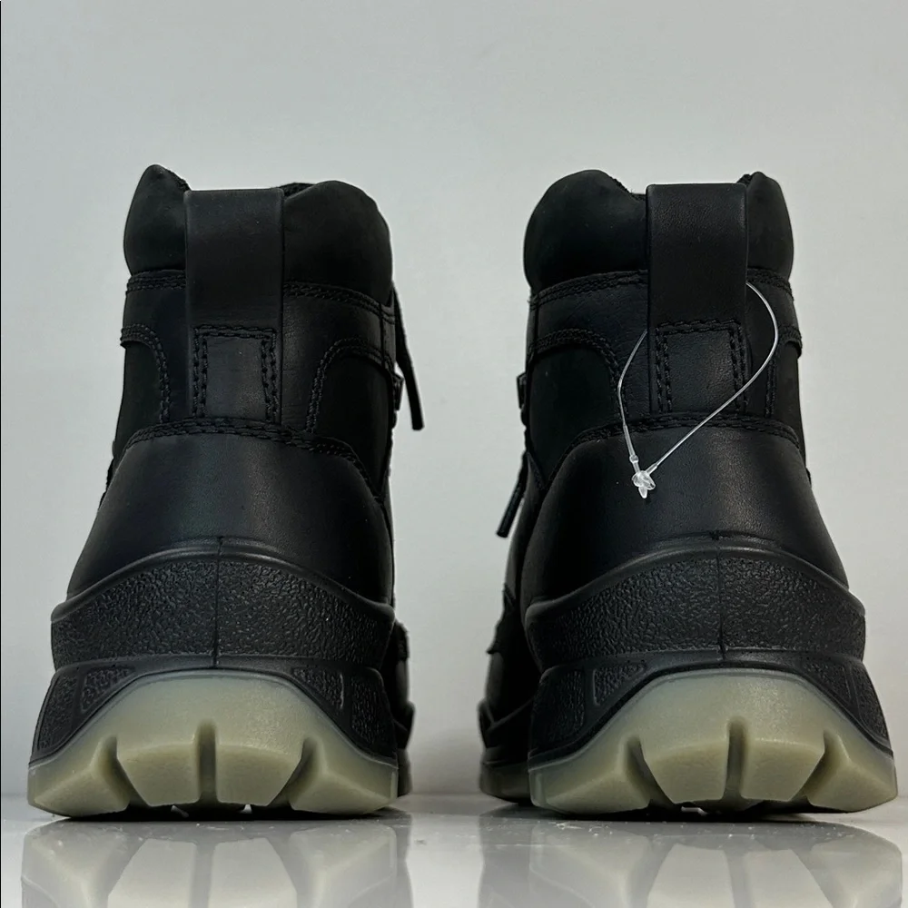 NWOT Ecco Men’s Track‎ 25 High GoreTex Waterproof Black Boots Size 5-5.5